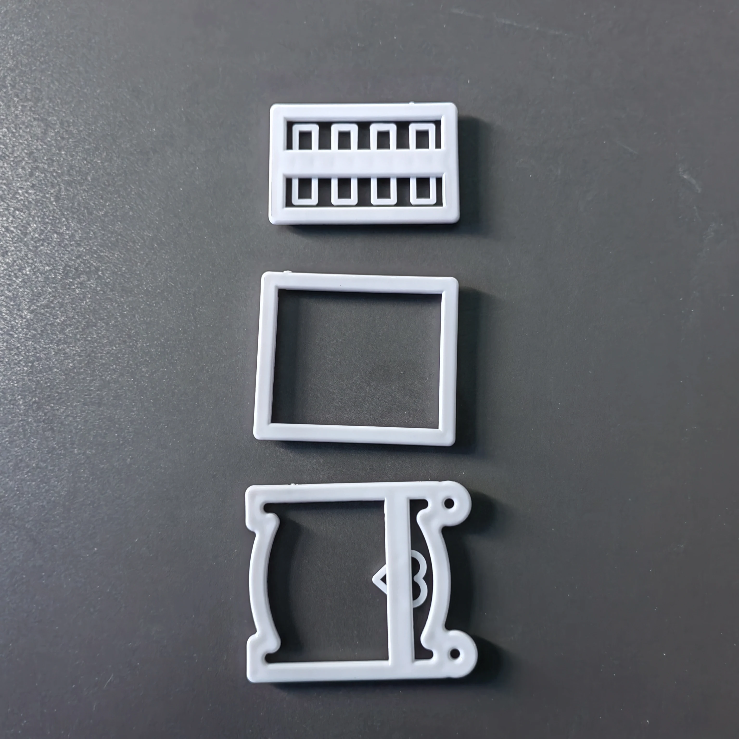 

MRF Plastic 3pcs Baby Cot Pattern Cake Fondant Pressing Cookie Molds Set Bakery Craft Tools HB1099R