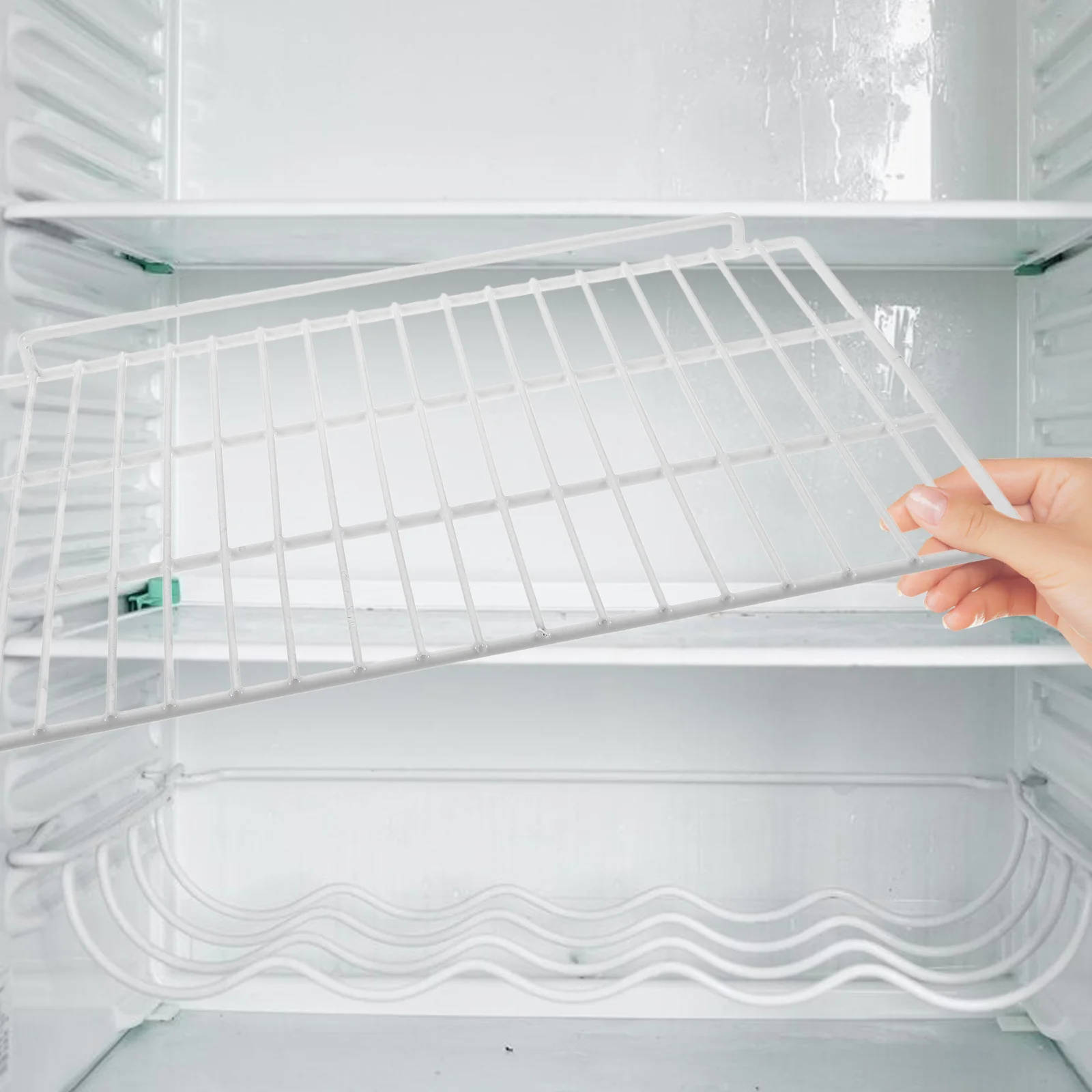 

Freezer Shelf Separators Refrigerator Fridge Mesh Divider Iron Wire Dividers Organizing Commercial Display Storage Grid Panel