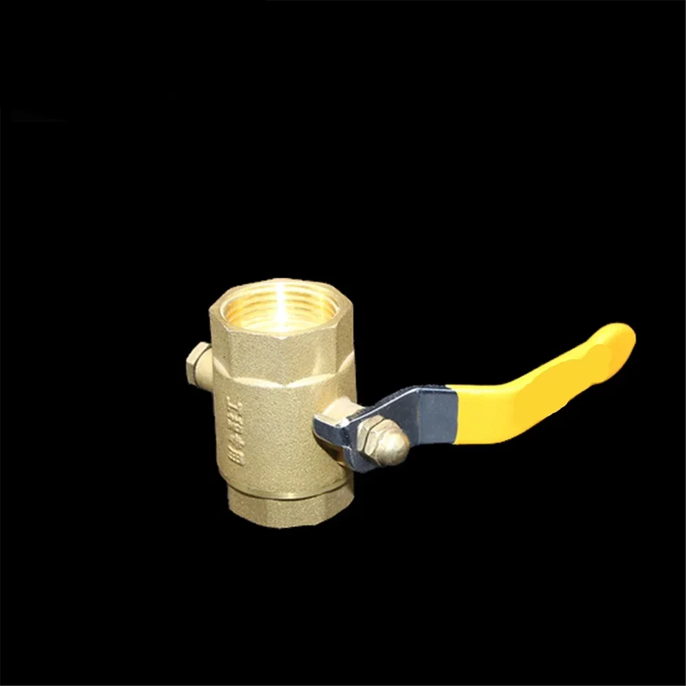 Thick Brass Temperature Measuring Ball Valve Temperature Measuring Valve 4 points 6 points Special Ball Valve For Heating