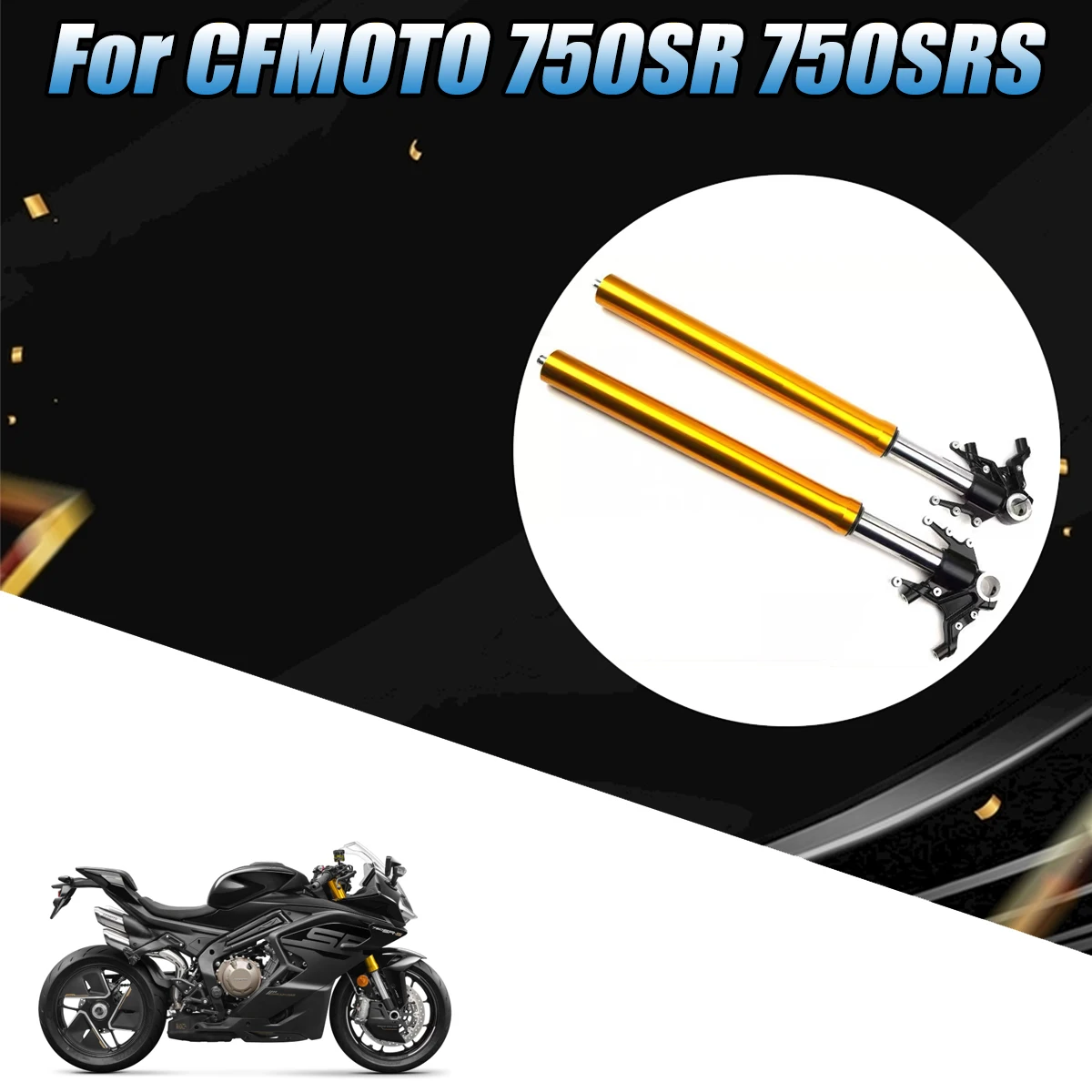 

Front shock absorber assembly Fit For CFMOTO 750SR 750SRS 750SR-S CF750-2 2026
