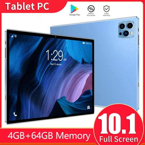 Nuevo PAD PC 10,1 pulgadas versión Global ULTRA SLIM tabletas Android Octa Core 4GB + 64GB ROM Google llamadas con doble SIM tableta pantalla HD