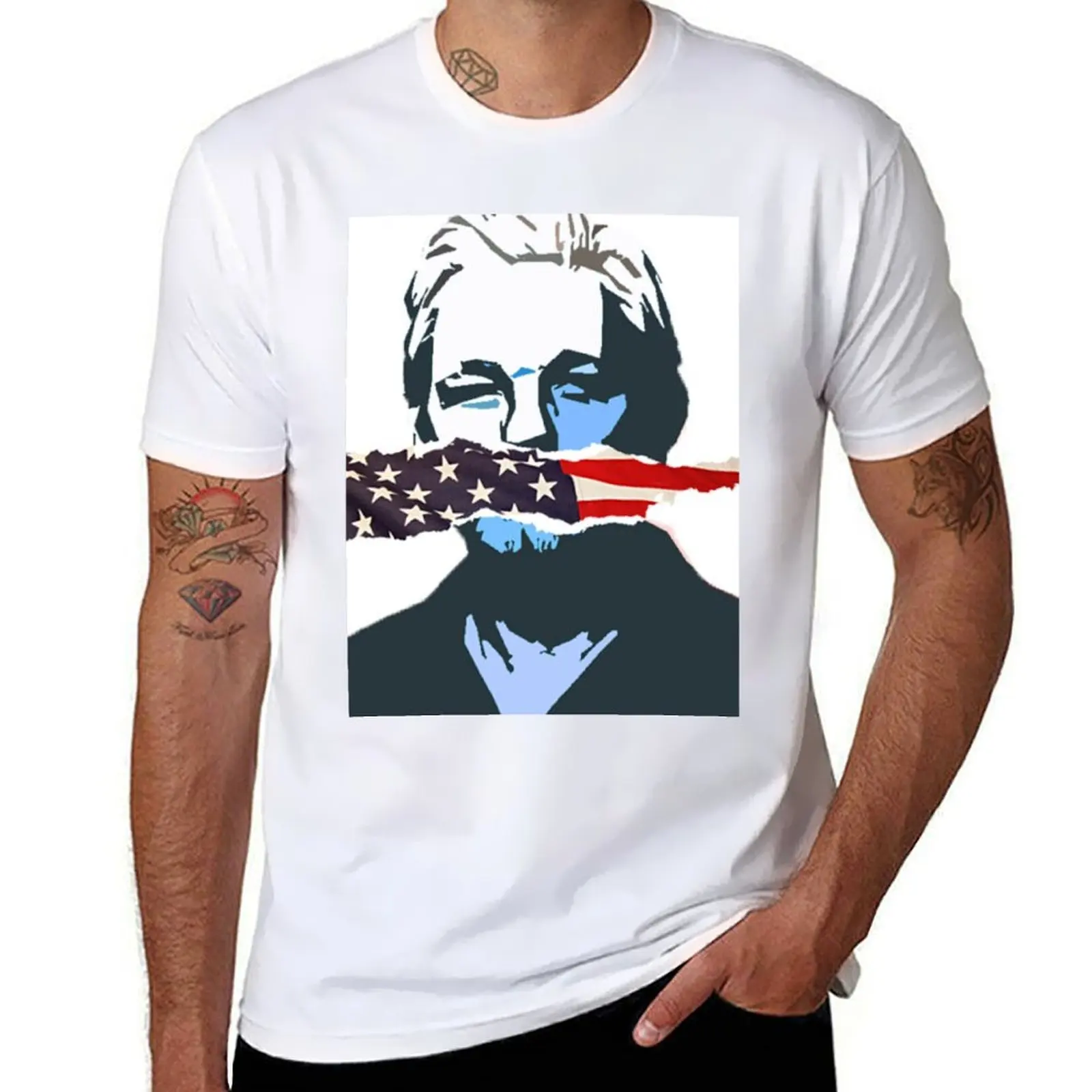

100% shirts man quality for cotton t percent t high t cotton Julian 100 Assange shirt shirts cotton T-Shirt
