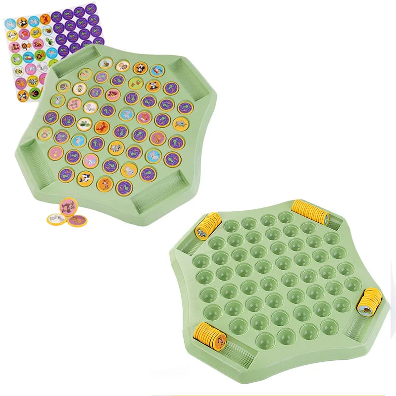 

Kids Battle Chess Educational Memory Challenge Animal Fruit Flip Chess Observation Concentration Training Fun Chess Game Toy