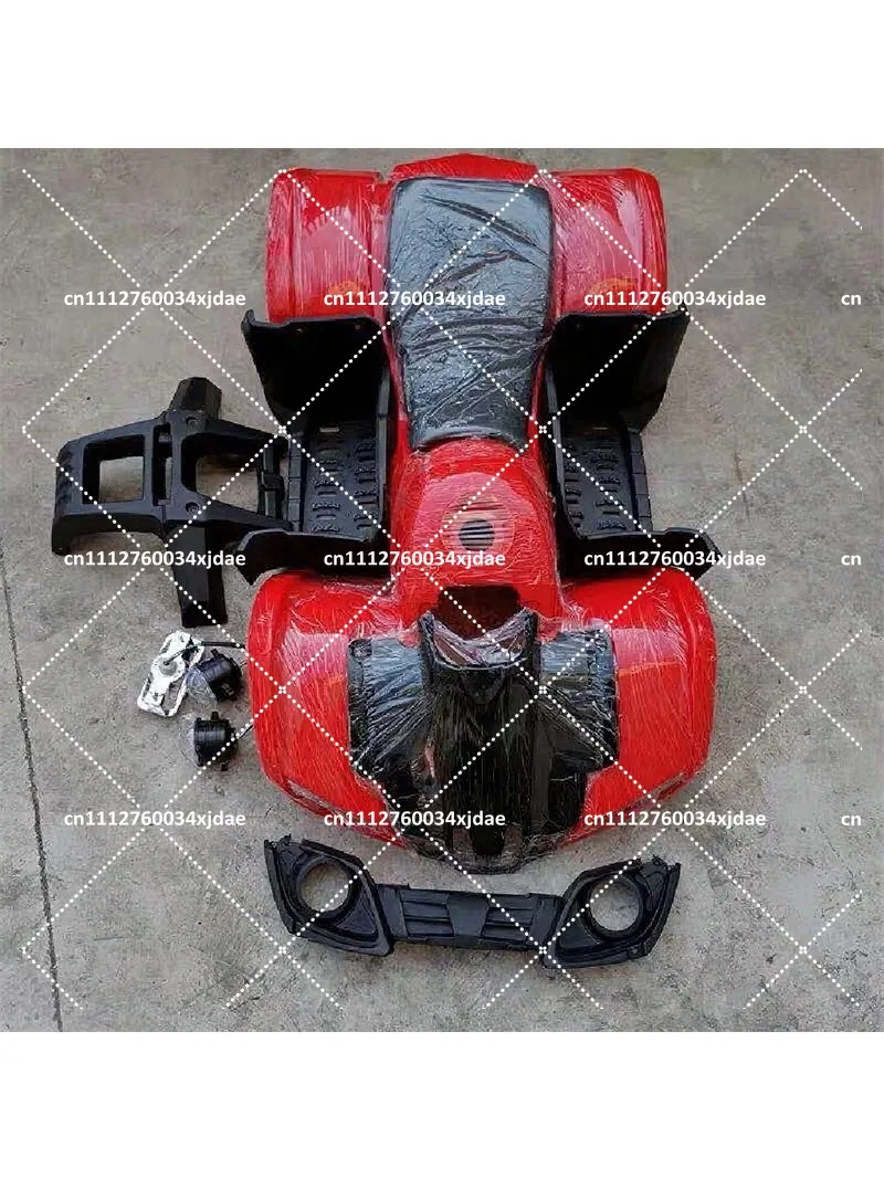 ATV Full Plastic Body Kit, Complete Outer Shell Cover Set with Pedals, Universal ATV Accessories