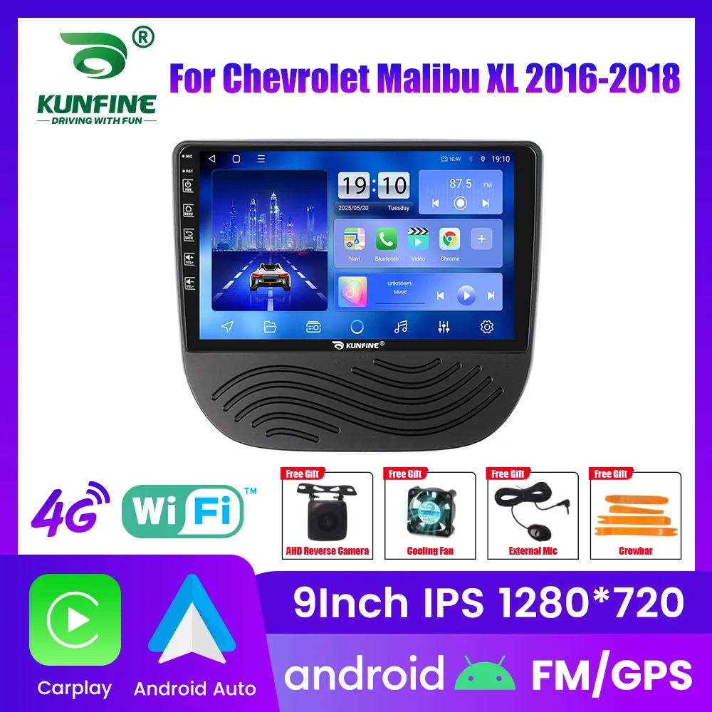 

10,33 "Android автомобильное радио для Chevrolet Malibu Xl 2016-2018 GPS-навигация видеоплеер мультимедиа Carplay Android авто стерео BT