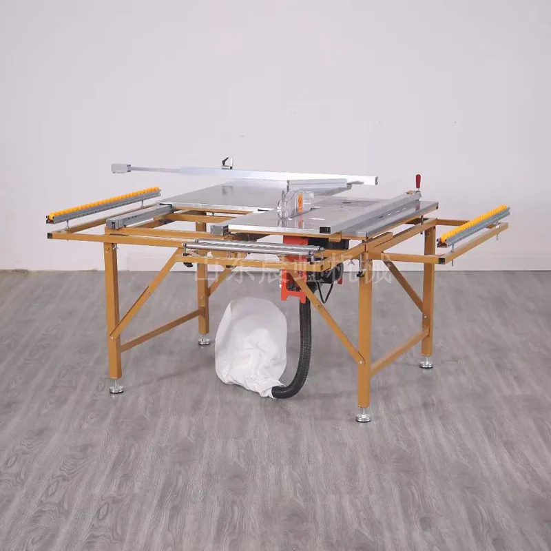 HCY Stainless steel folding child and mother saw, dust-free child and mother push table saw, multi-functional child and mother s