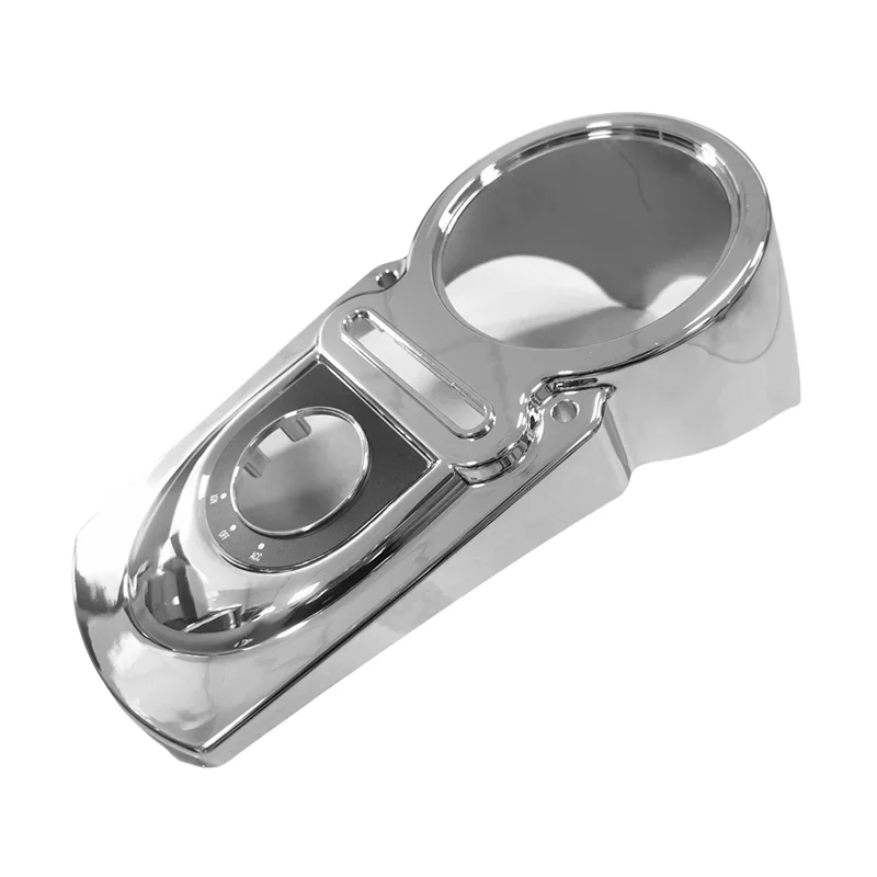 

Motorcycle Chrome Fuel Tank Dash Console Cover For Dyna Street Fat Bob Low Rider 2004-UP Panels