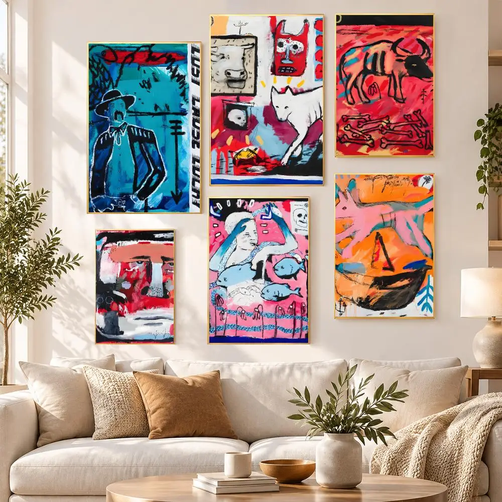 Art Design Creative Billy Bagilhole Poster PP Self Adhesive Wall Decor Aesthetic Bedroom Gaming Room Home Holiday Gift