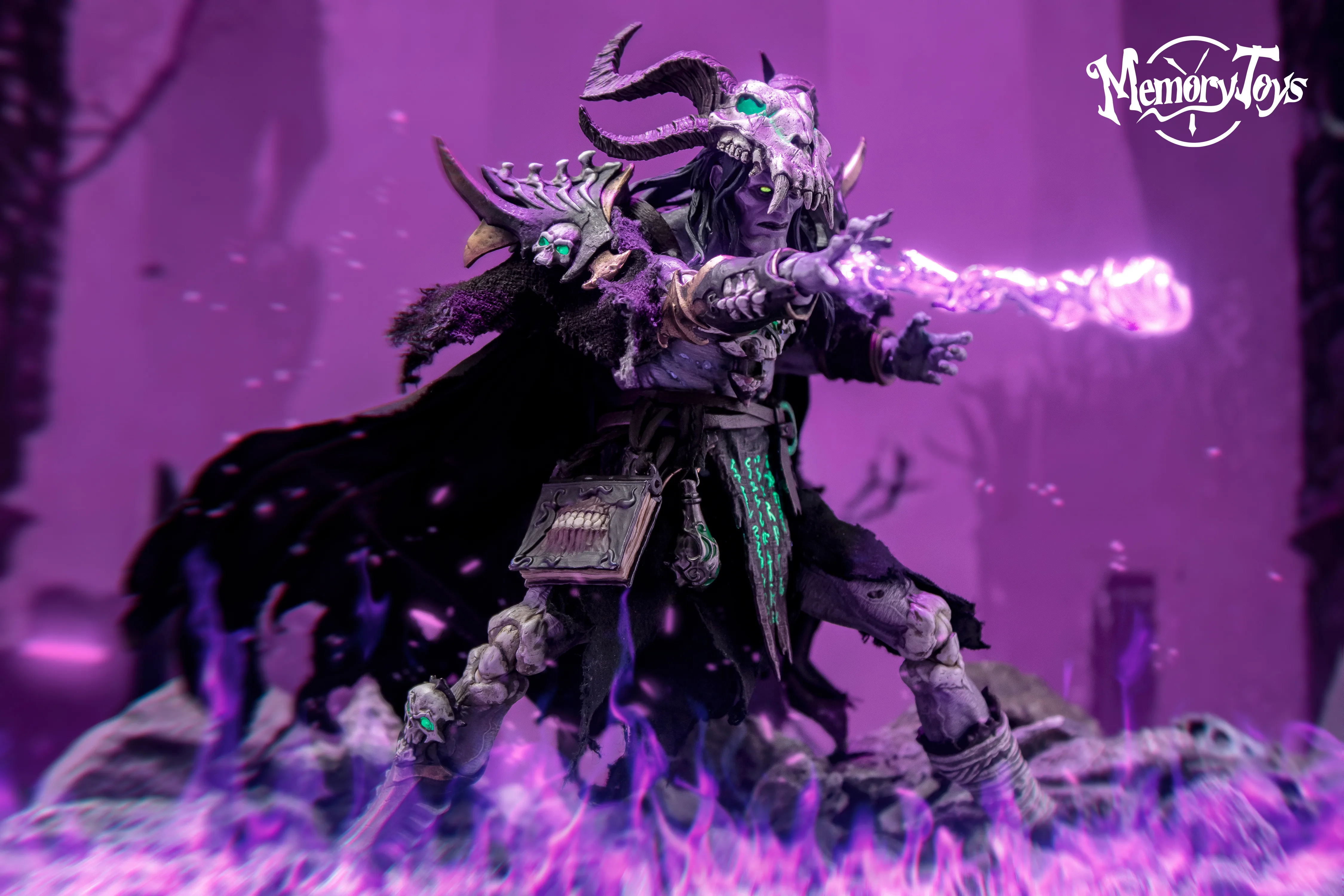 Memory Toys Undead Warlock Burning Legion LMP Action Figure Adventurer World Necromancer Baron Salman Demon Little Devil Toys