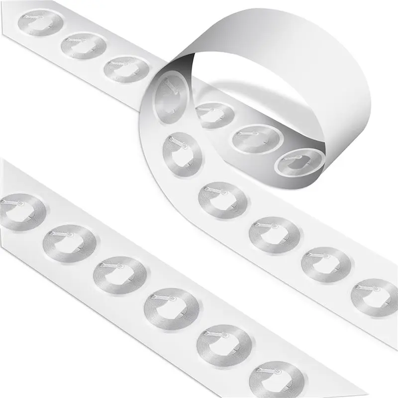 BTLIFE-250Pcs Ntag215 Label Sticker 13.56Mhz ISO14443A NTAG 215 Sticker Ntag 215 Tags RFID Tag Universal Lable
