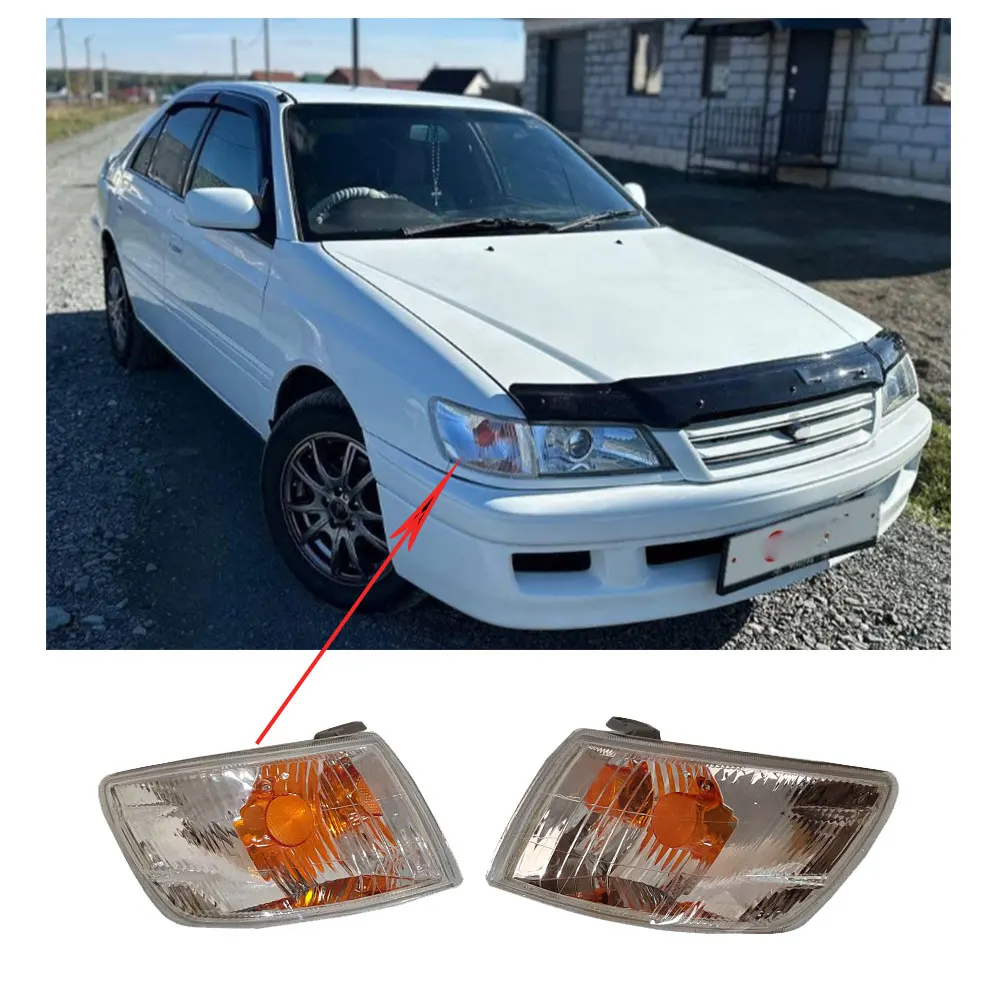 

Пара автомобильных передних указателей поворота, угловой светильник для Toyota Corona Premio ST210 AT210 ST215 1996