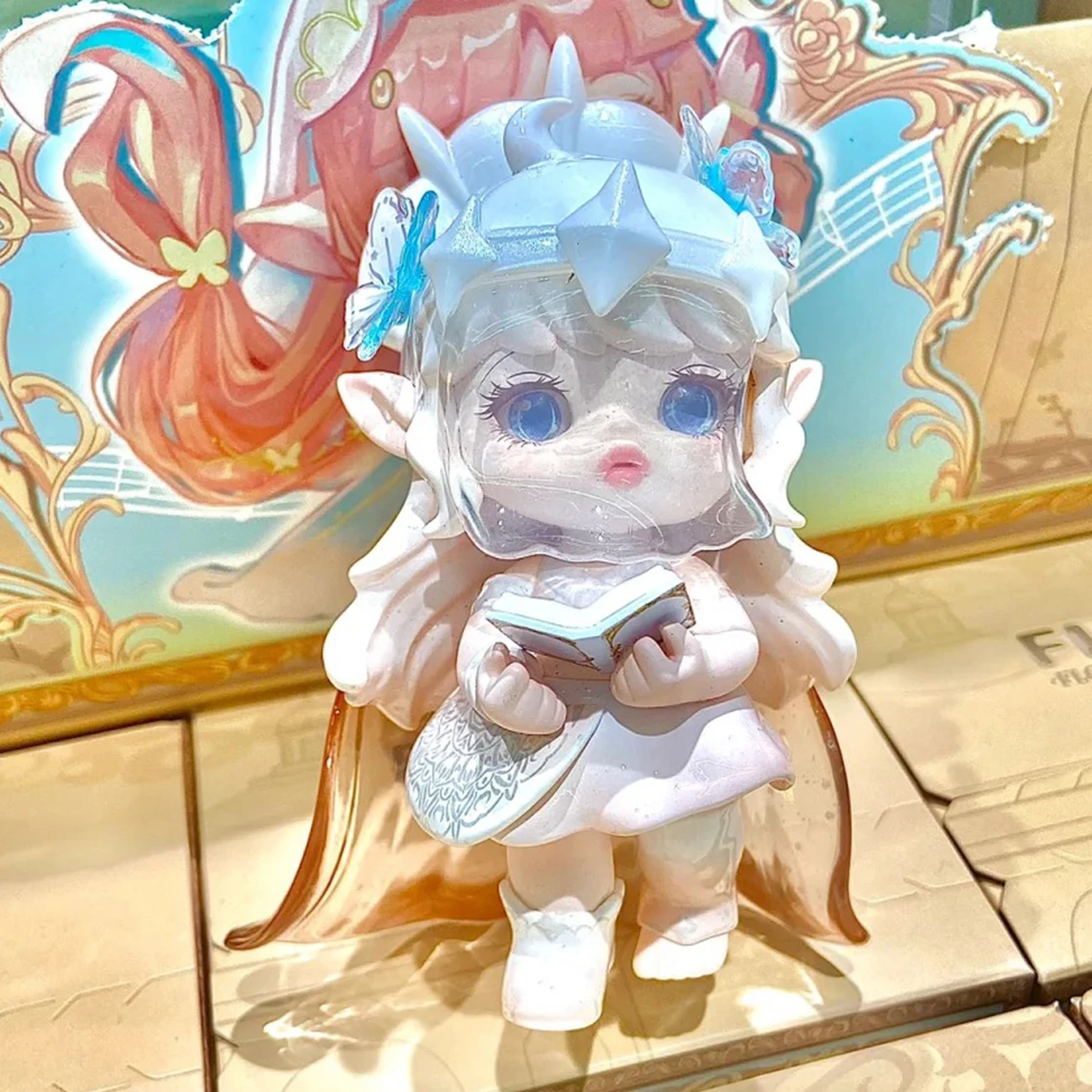 حقيقية فلورا لولان الروح سلسلة صندوق أعمى اللعب Kawaii عمل الشكل صندوق غامض زخارف مكتب لعب الفتيات مفاجأة هدية