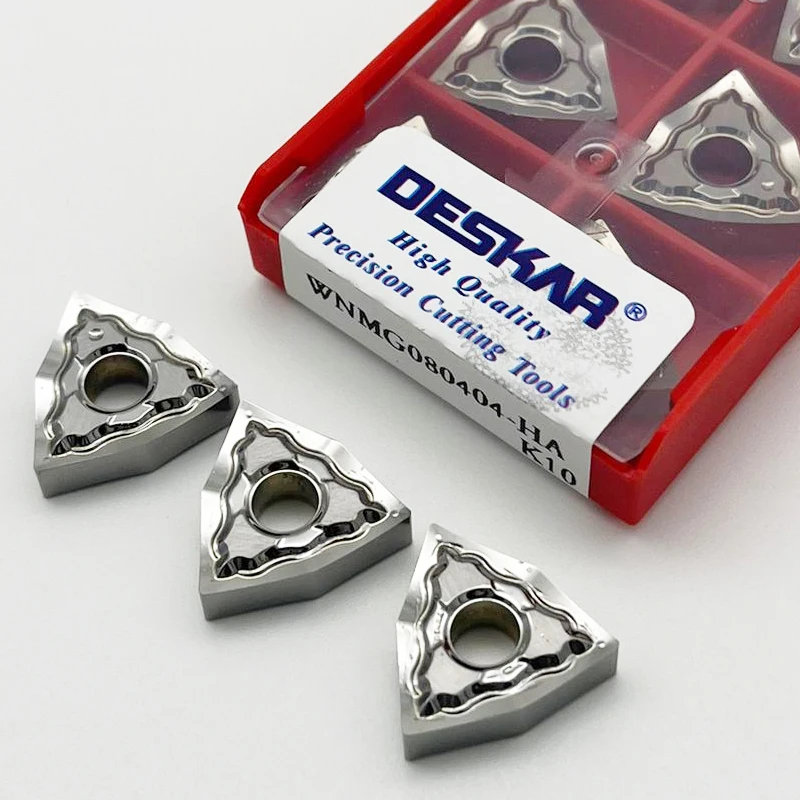 

WNMG080408 WNMG080404 HA K10 Carbide Inserts WNMG External Turning Tools CNC Lathe Cutter For Aluminum