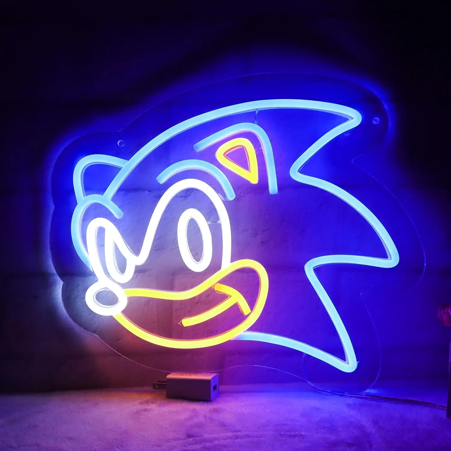 Hedgehog Neon Sign USB Powered LED Neon Light for Kid room Living Room Gaming Room Bar Wall Decor Creative Birthday Gifts