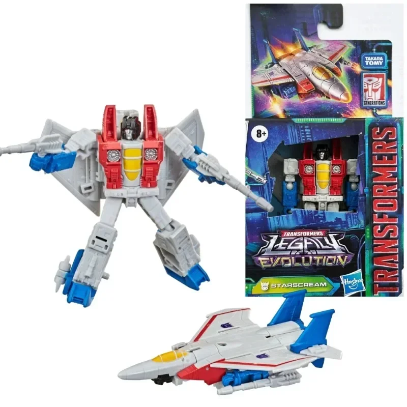 Takara tomy hasbro transformadores legado evolução starscream núcleo figura de ação coleção ornamentos figura brinquedos presente aniversário