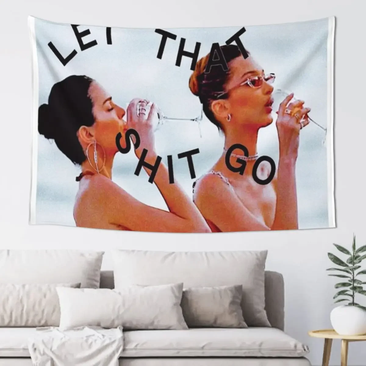 

LET THAT GO Tapestry Aesthetics For Room Room Aesthetic Decoration For Rooms Wall Decoration Items Tapestry