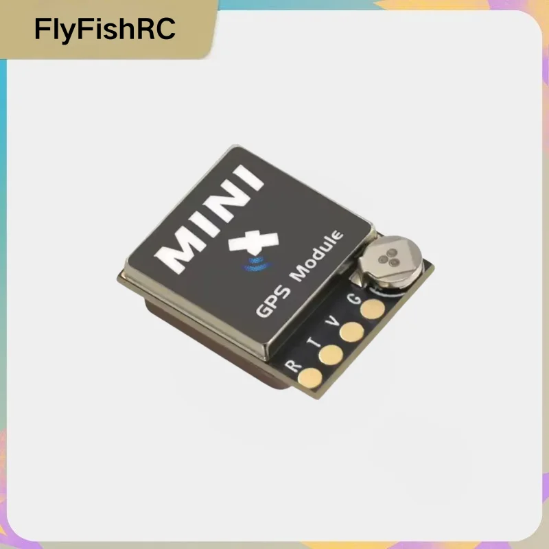 FlyFishRC M10 Mini GPS Module U-Blox 10th Gen Built-in Ceramic Antenna for FPV Freestyle Long Range Drone Parts