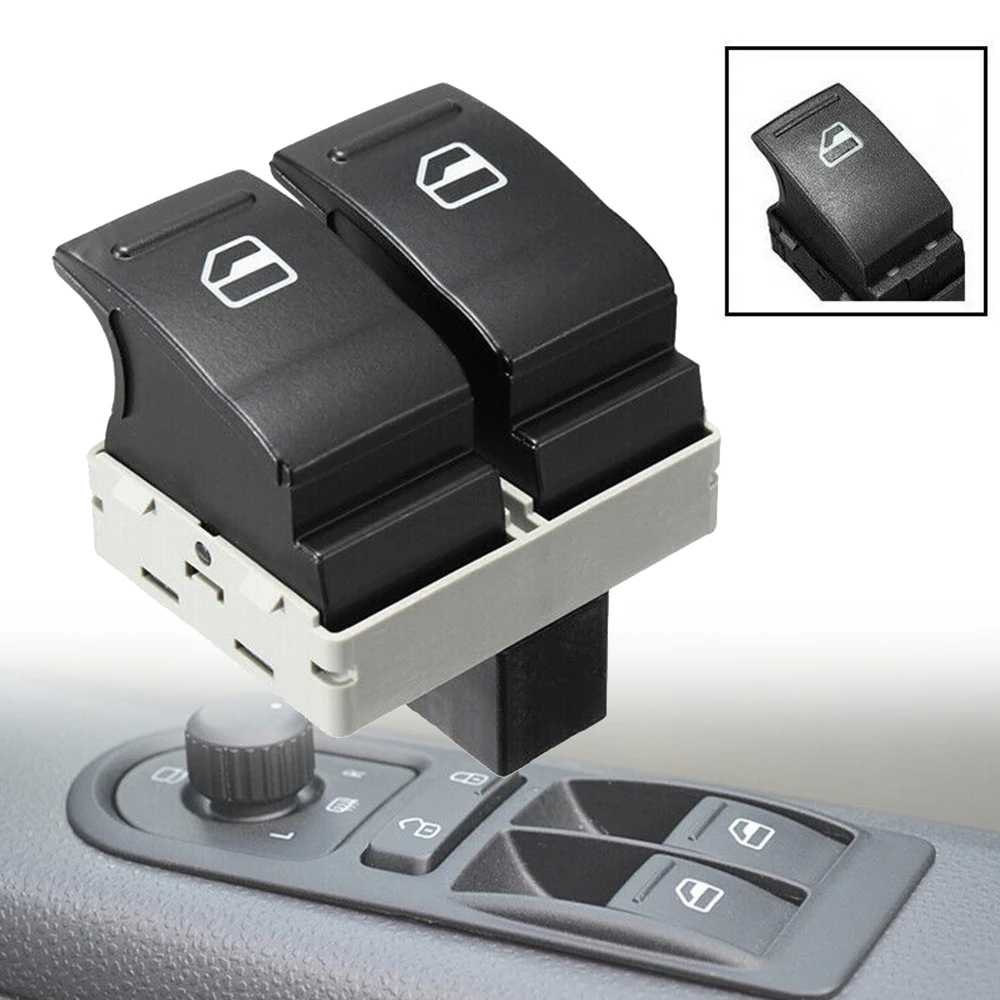 Car Accessories Electric Door Window Double Switch Button Control Driver Side For VW Transporter T5 T6 Caravelle 7E0959855A9B9