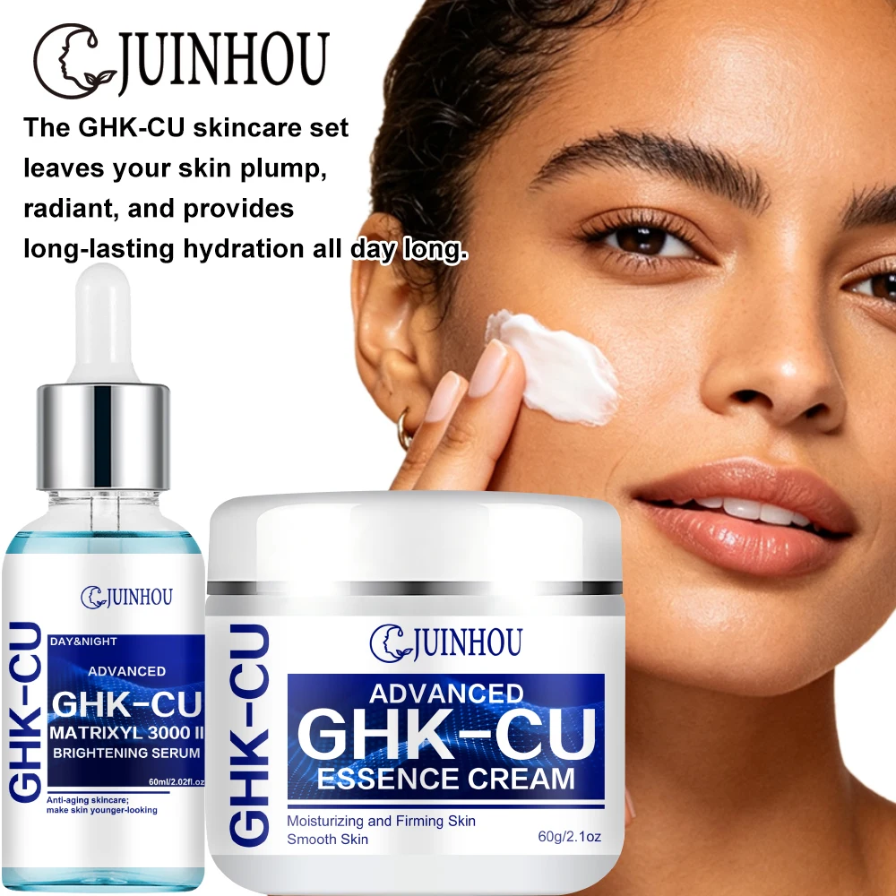 Tripeptide Collagen Boost - JUINHOU Gezichtsverzorgingsset Koperpeptide Boost Serum Crème