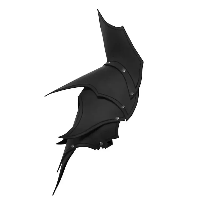 الرجال القرون الوسطى زي المهنية الجلود بولدرونز الكتف درع فارس المحارب تأثيري Larp ملحق هالوين كرنفال فستان hkh