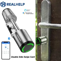 IP68 Waterproof Double Swipe Card Smart Lock TTlock App Control Cylinder Door Lock