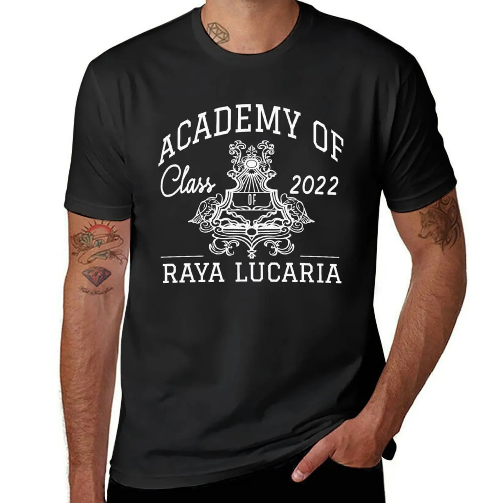 T-Shirt graphique de l'Académie de Raya Lucaria pour hommes, vêtements esthétiques, pack de t-shirts hippicopter, classe de 2023