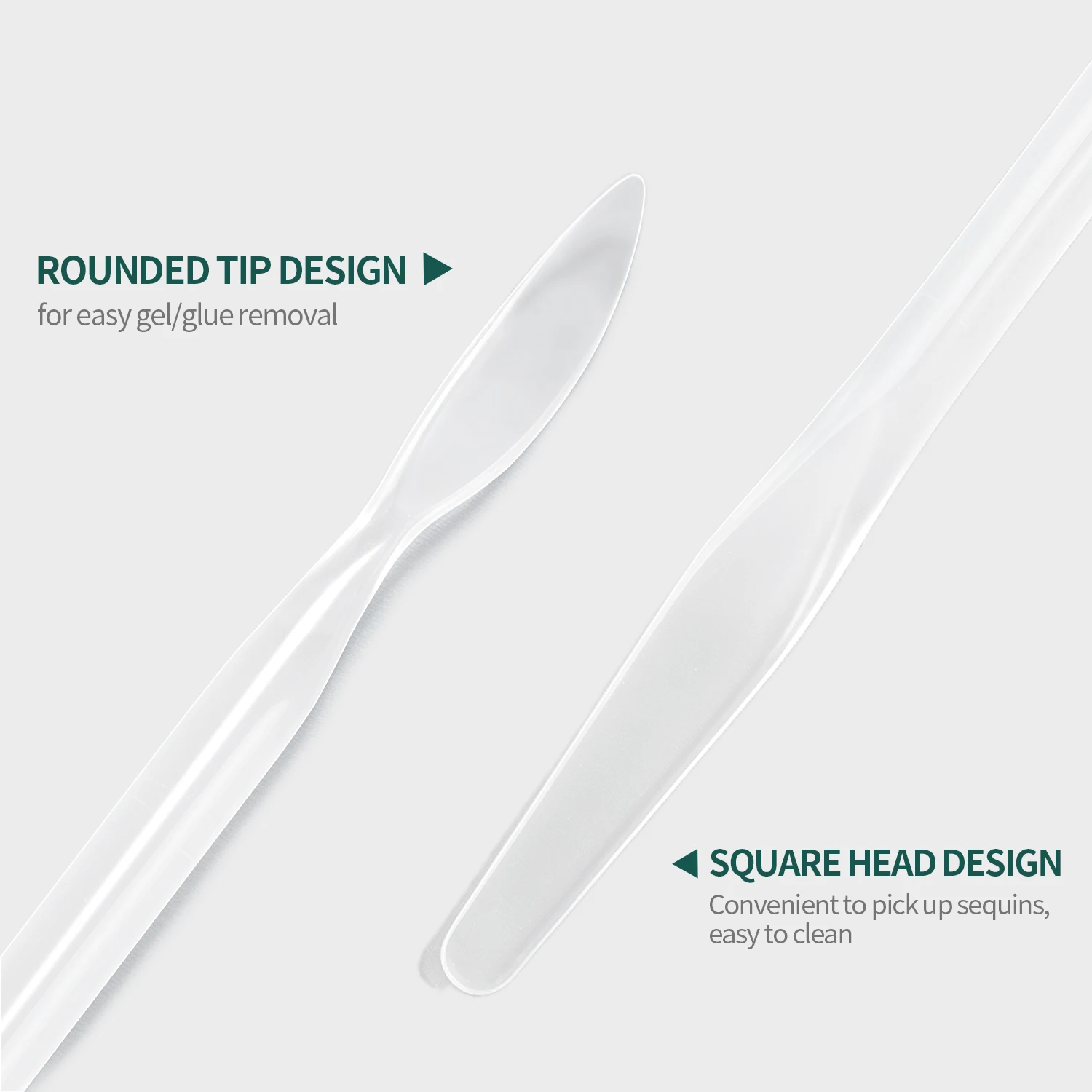 Nailpop Spazzola per unghie a doppia testa Strumento per mescolare la polvere glitterata Gel per unghie trasparente adatto per unghie fai da te per il salone di casa