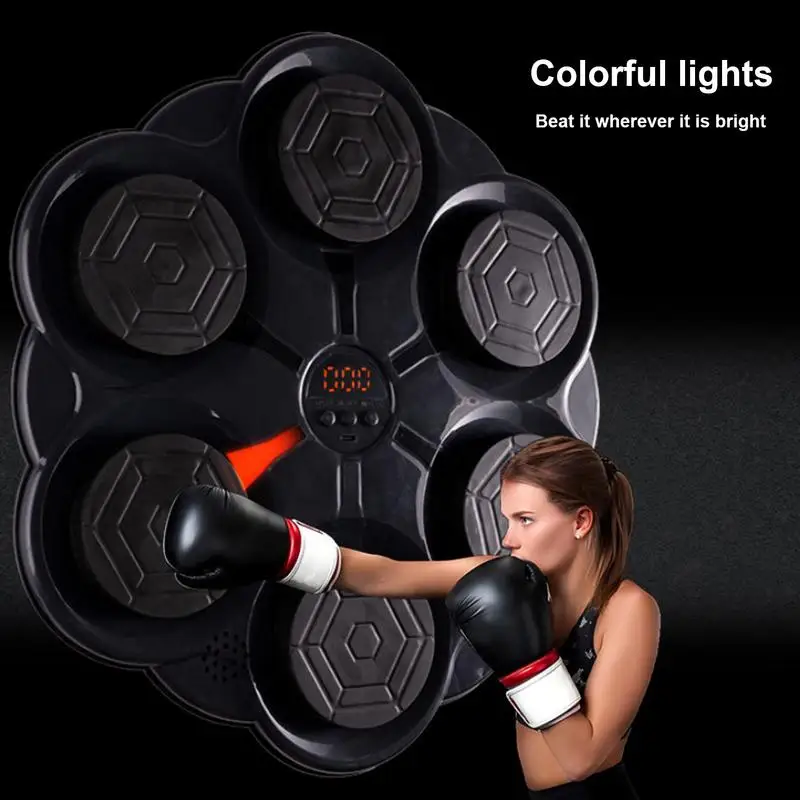 Music Boxing Machine Boxing Wall Mount Machine Music Boxing Target For Adults Kids Workout Equipment For Fitness Stress Relief