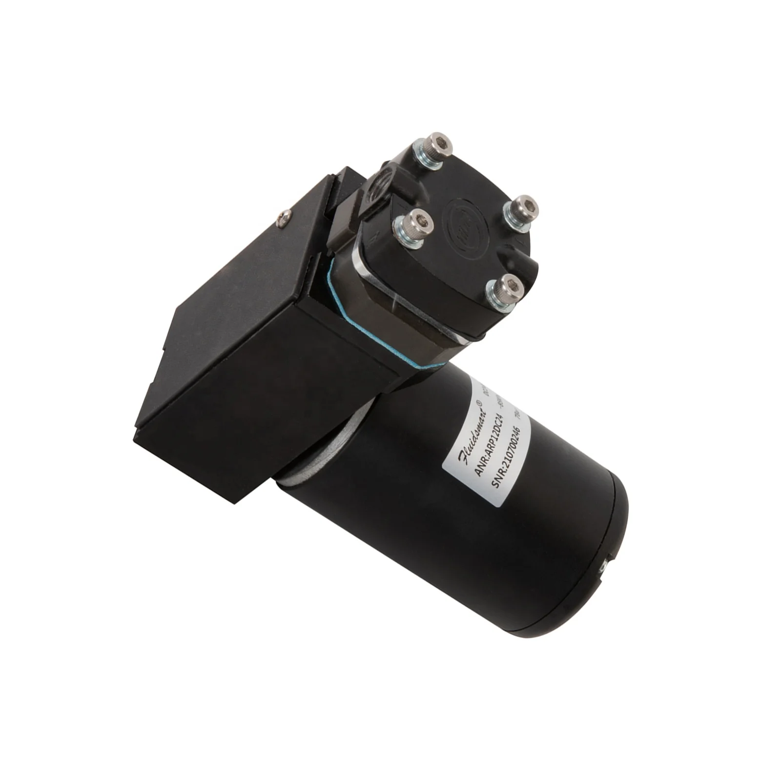 Fluidsmart 10bar ارتفاع ضغط 15L/دقيقة مضخة تفريغ الغاز 12 فولت/24 فولت الفولاذ المقاوم للصدأ تيار مستمر مكبس مضخة هواء مصغرة