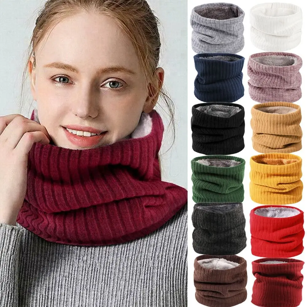 Fleece-gefütterter Schal, Thermo-Fleece-Snood-Halswärmer, Winter, Outdoor, winddicht, Ski, Radfahren, Kreis, Schlaufenschals, Männer und Frauen, Geschenke