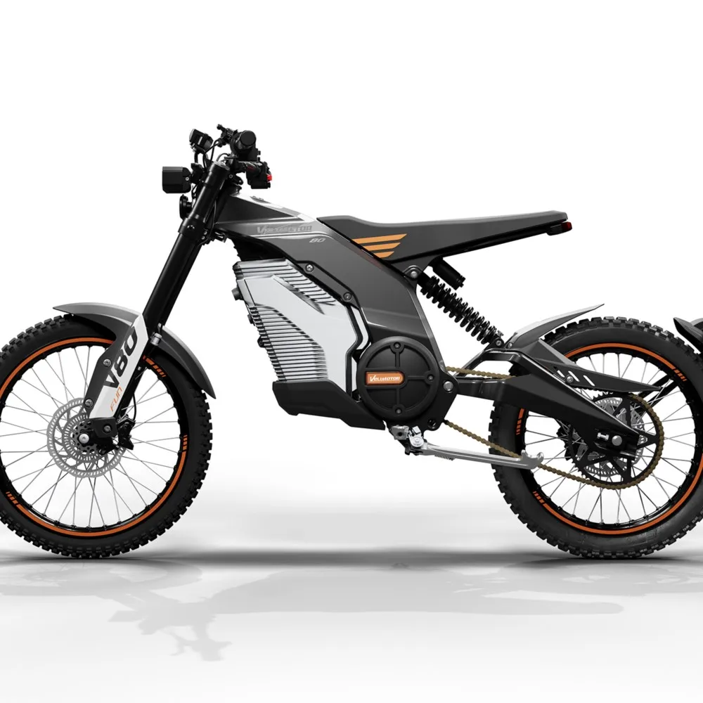 Off-Road Electric Motorcycle V80 EEC L1e L3e 8000W72V48Ah Adult Scooter 72v Electric Dirt Bike Veli