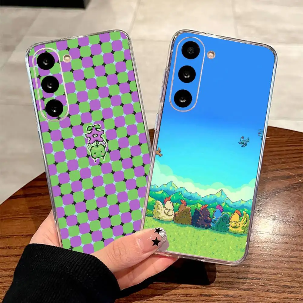 Game S-Stardew Valley   Phone Case For Samsung A05 A54 A34 A24 A14 Cover Transparent Silicone Phone Cover