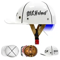 Baseball Retro Helmets for Men Women Bike Bicycle Half Face Helmet Adults Equipment Bicycle Scooter Baseball Cap Safety Helmet