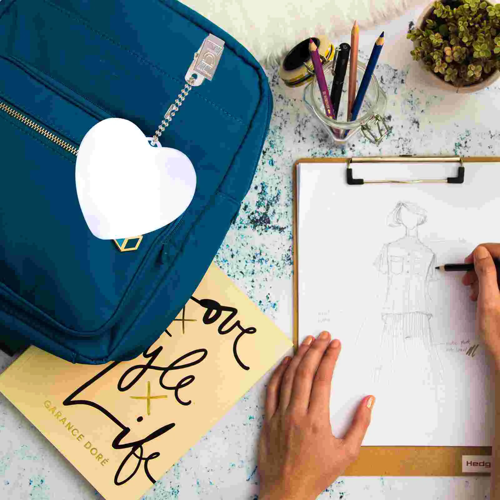 Touch Sensor Light Mini Flashlight Purse Backpack Night Outdoor Portable Running Women's Work