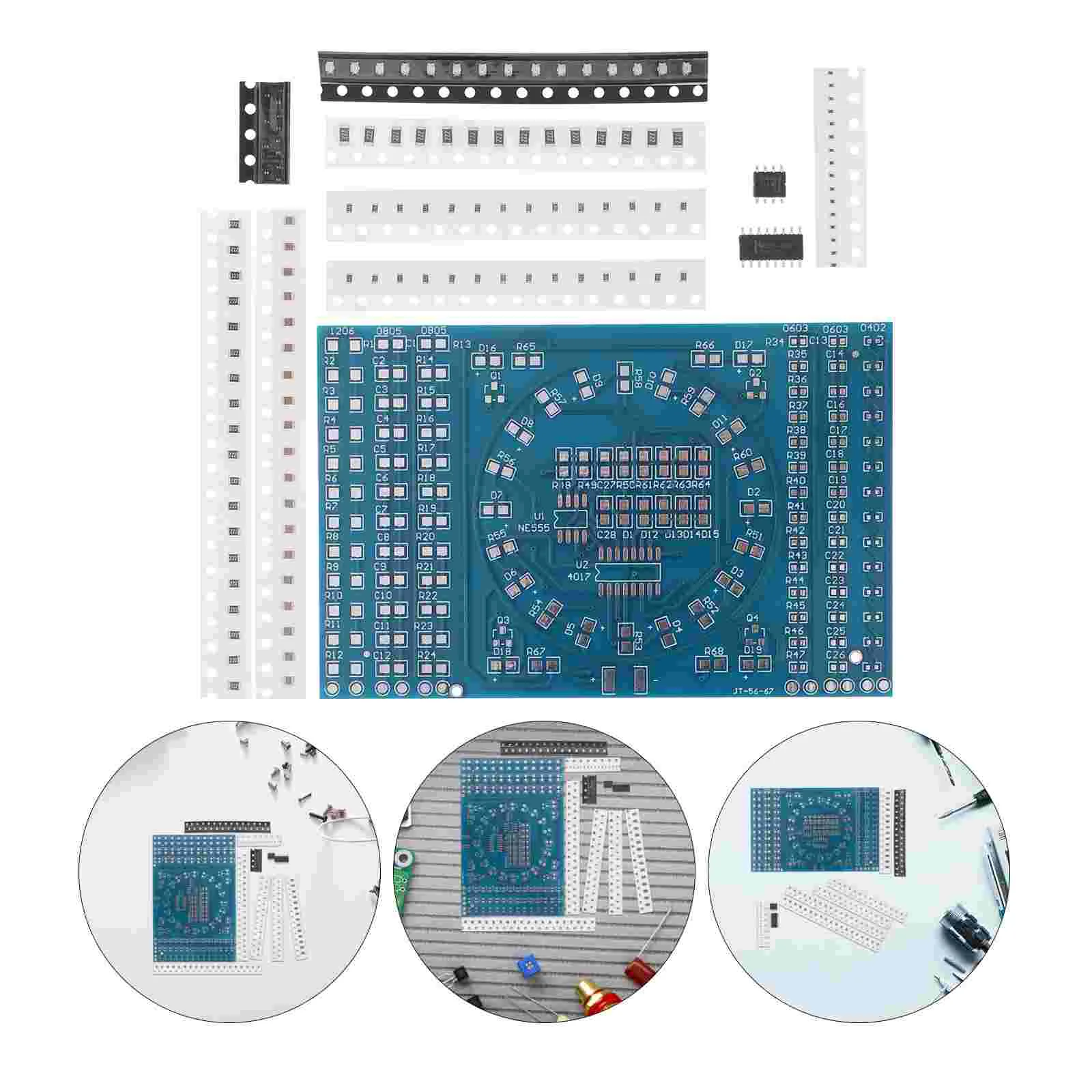 Kit de práctica de soldadura electrónica componente de entrenamiento de soldadura soldadura Manual DIY Pcb niño para enseñanza