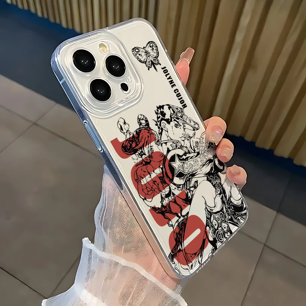 Чехол для телефона JoJo's Bizarre Adventure для Xiaomi Redmi Note K60 13 12 12C 11 10 10C 13C 10X 9 K50 9T Pro Plus Ultra 4G 5G Прозрачный
