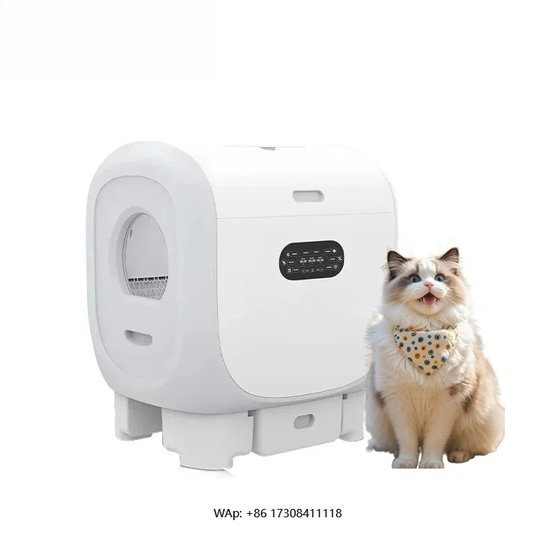 

Smart cat box integrated machine cleaning and disinfection system