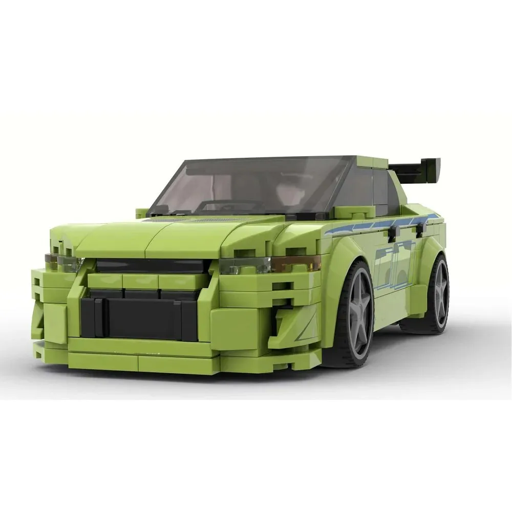 ตัวต่อ MOC Champion series Lancer Evolution VII จำนวน 285 ชิ้น ชุดประกอบแบบคลาสสิก ของเล่นรถแข่ง ตัวต่อสำหรับเด็ก ของขวัญวันเกิด