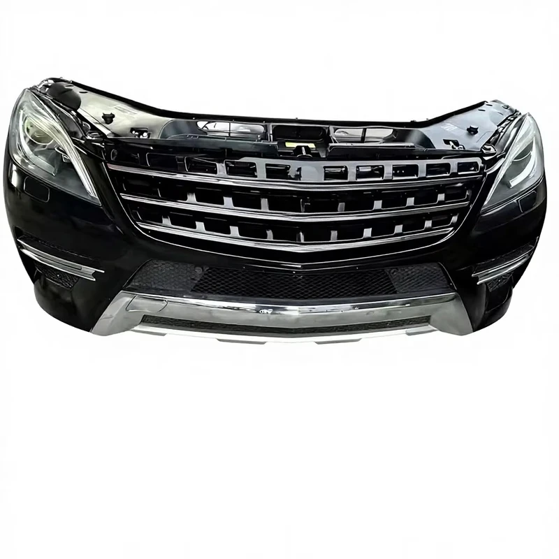 Complete Front Bumper Assembly With Fan & Headlight High Quality Auto Parts W166 ML Body Kit