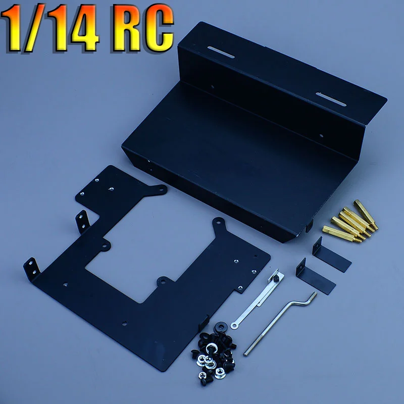 Metal Simulation Driving Platform Cab Floor for 1/14 Tamiya RC Truck SCANIA 770S R620 VOLVO ACTROS Arocs MAN TGX Car LXY RC
