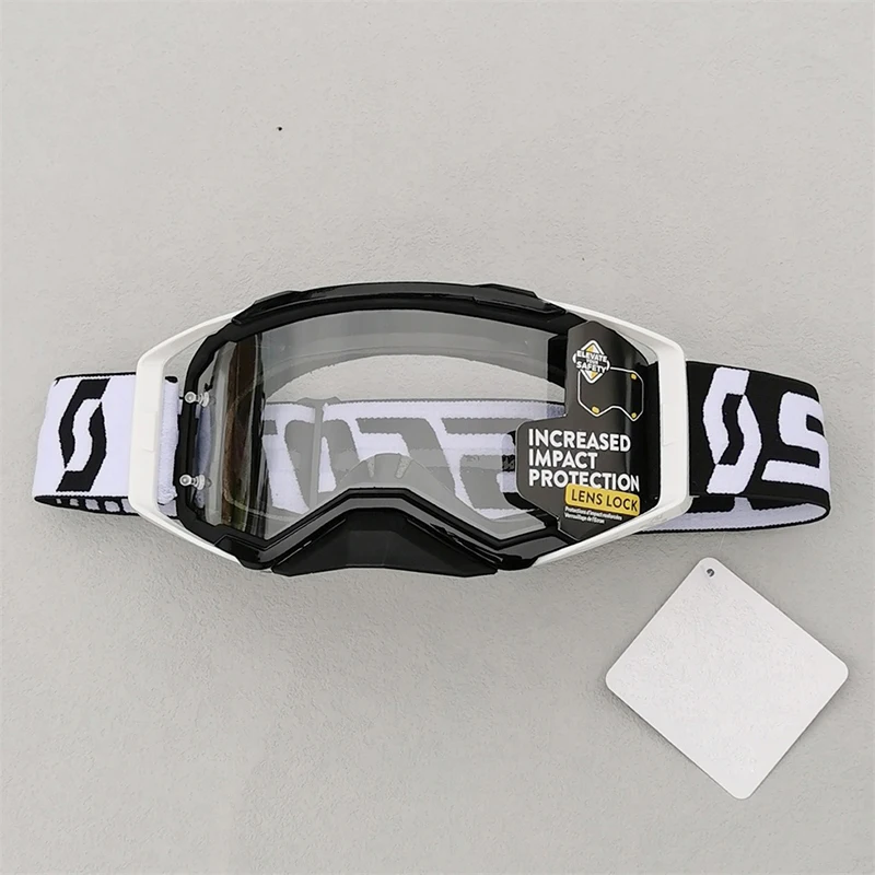 Motorcycle Goggles Motocross Glasses MTB ATV MX Off-road Goggles Mask Removable Lenses Windproof UV Protection Outdoor Cycling