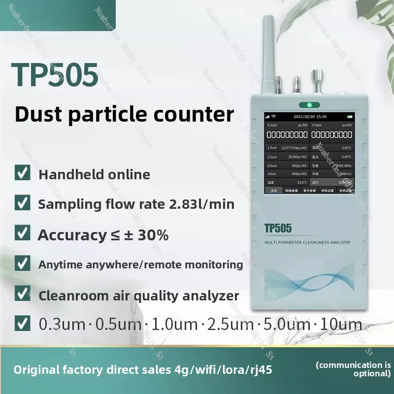 Handheld online laser clarity dust particle counter analyzer particle detector tp505