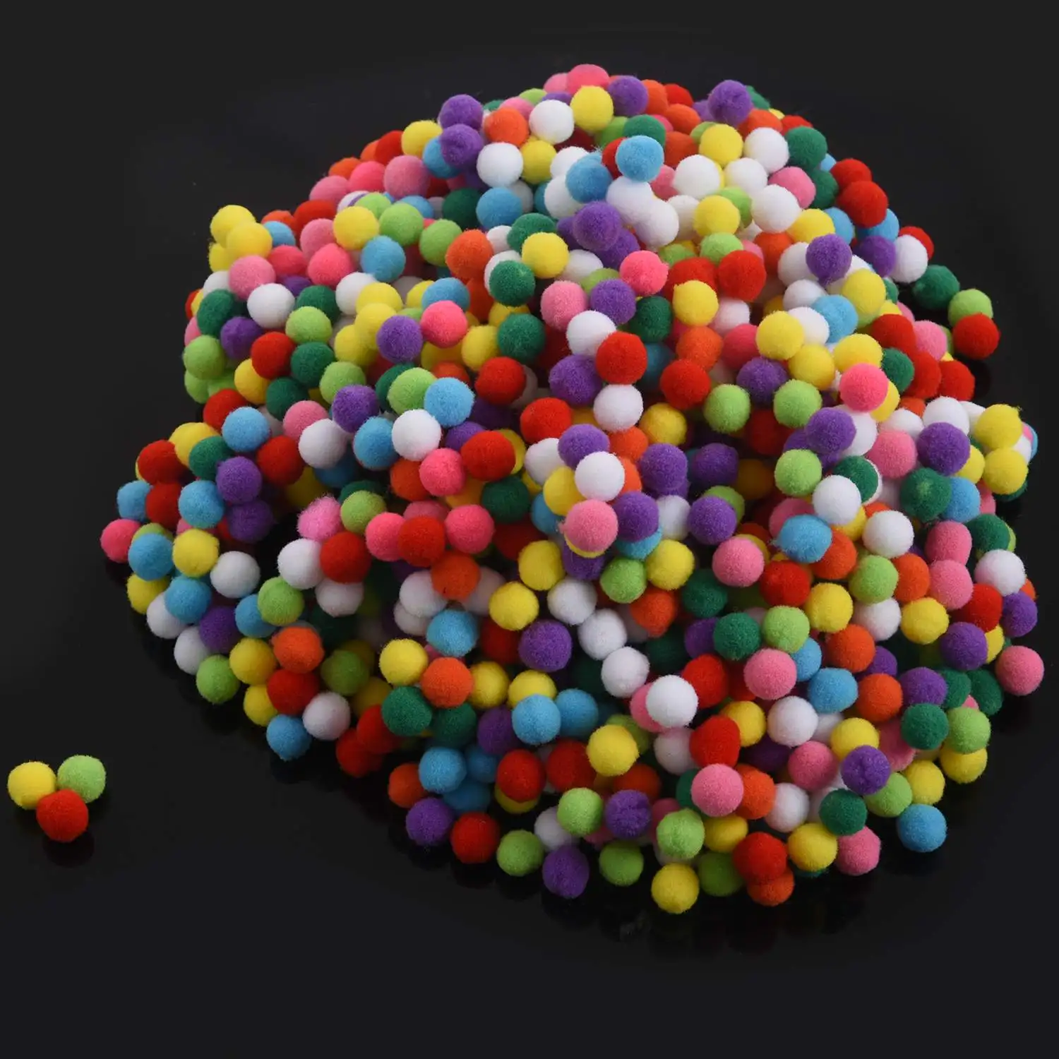 مشغولات يدوية منفوشة وناعمة للأطفال ، ألوان مختلطة ، من من من من من من نوع Pom