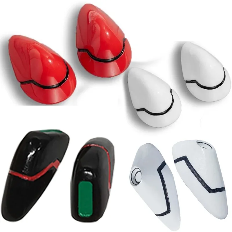 

Anime EVA Hair Clips Rei Ayanami Cosplay White Hair Clips Asuka Langley Soryu Roleplay Headdress Halloween Resin Hair Props