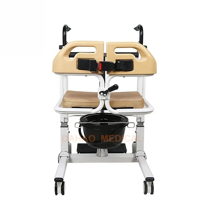 Home Use Elderly Care Hydraulic Old Man Patient Medical Commode Shift Transfer Lift Chair For Car Bedside