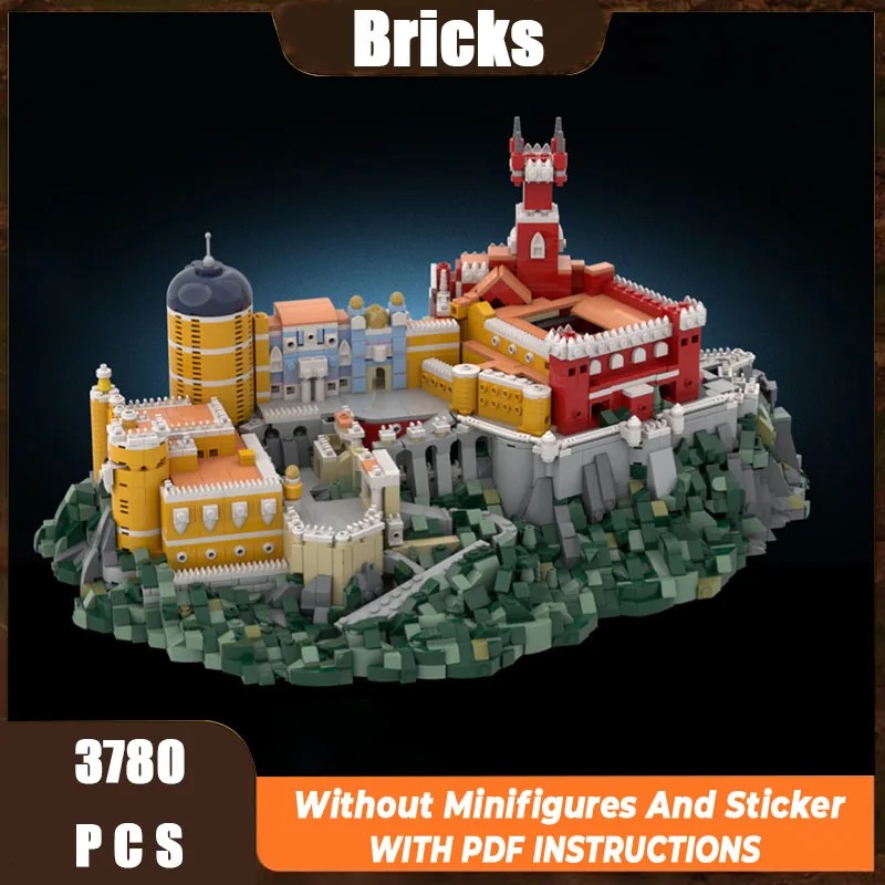 

Moc Building Blocks Street View Pe ñ a Palace Architectural Model Technology Modular Building Blocks Festival Gift Toy DIY Set