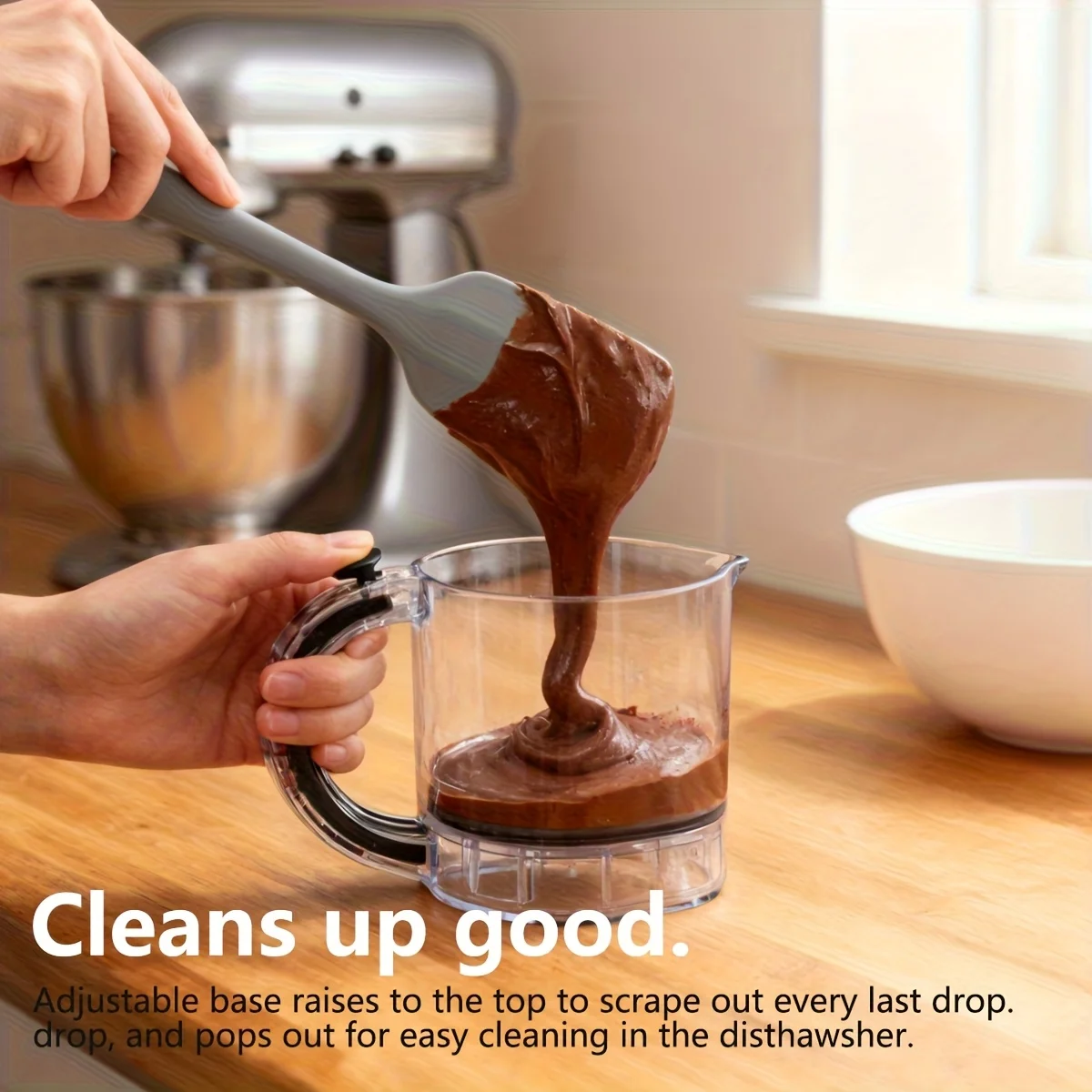 All-in-1 Adjustable Measuring Cup — 4-in-1 with Scraper & Seal Base 5