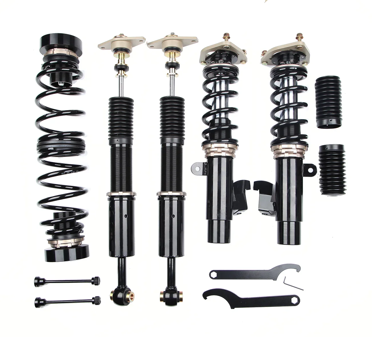 Inverted Customizable Shock Absorbers with Multiple Settings for ocus 2nd Gen 07-10 MK2& 3 2004-09(BK)  Track Use