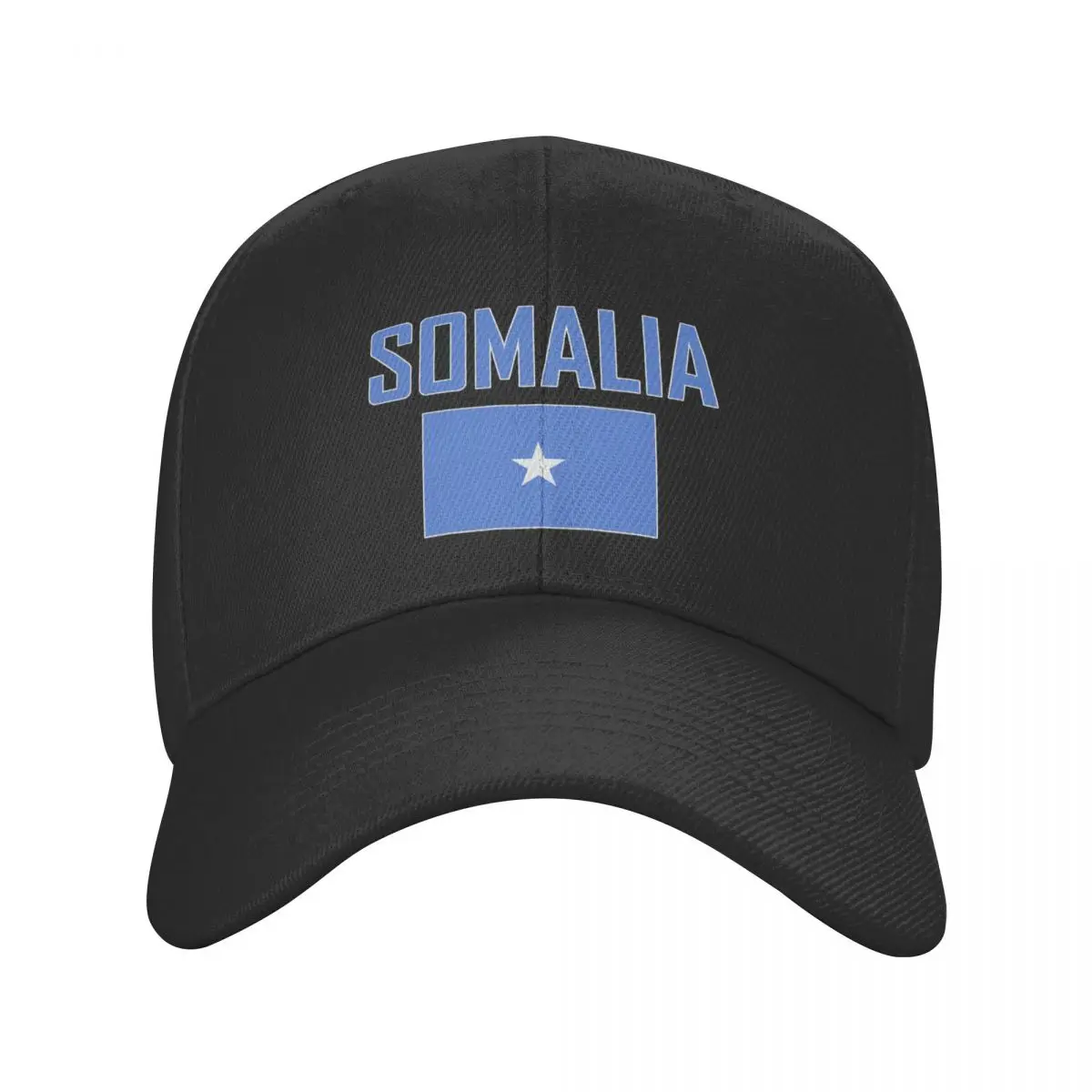 SOMALIA Country Name With Flag Sun Baseball Cap Breathable Adjustable Men Women Outdoor Soccer Hat For Gift