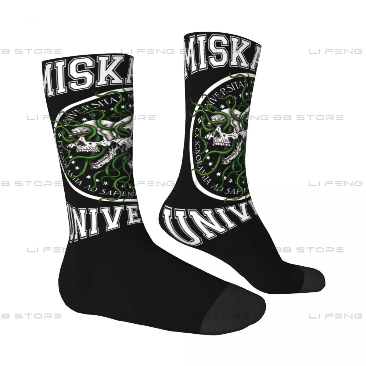 Cthulhu Lovecraft Miskatonic U - Azhmodai Men Women Socks Outdoor Novelty Spring Summer Autumn Winter Stockings Gift